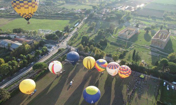 Xi Edizione Festival Internazionale Delle Mongolfiere In Volo Su Paestum Travelnostop