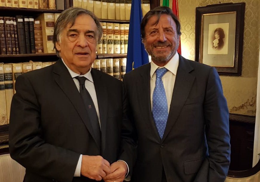 Orlando riceve Sir Rocco Forte, nuovo proprietario del Grand Hotel ...