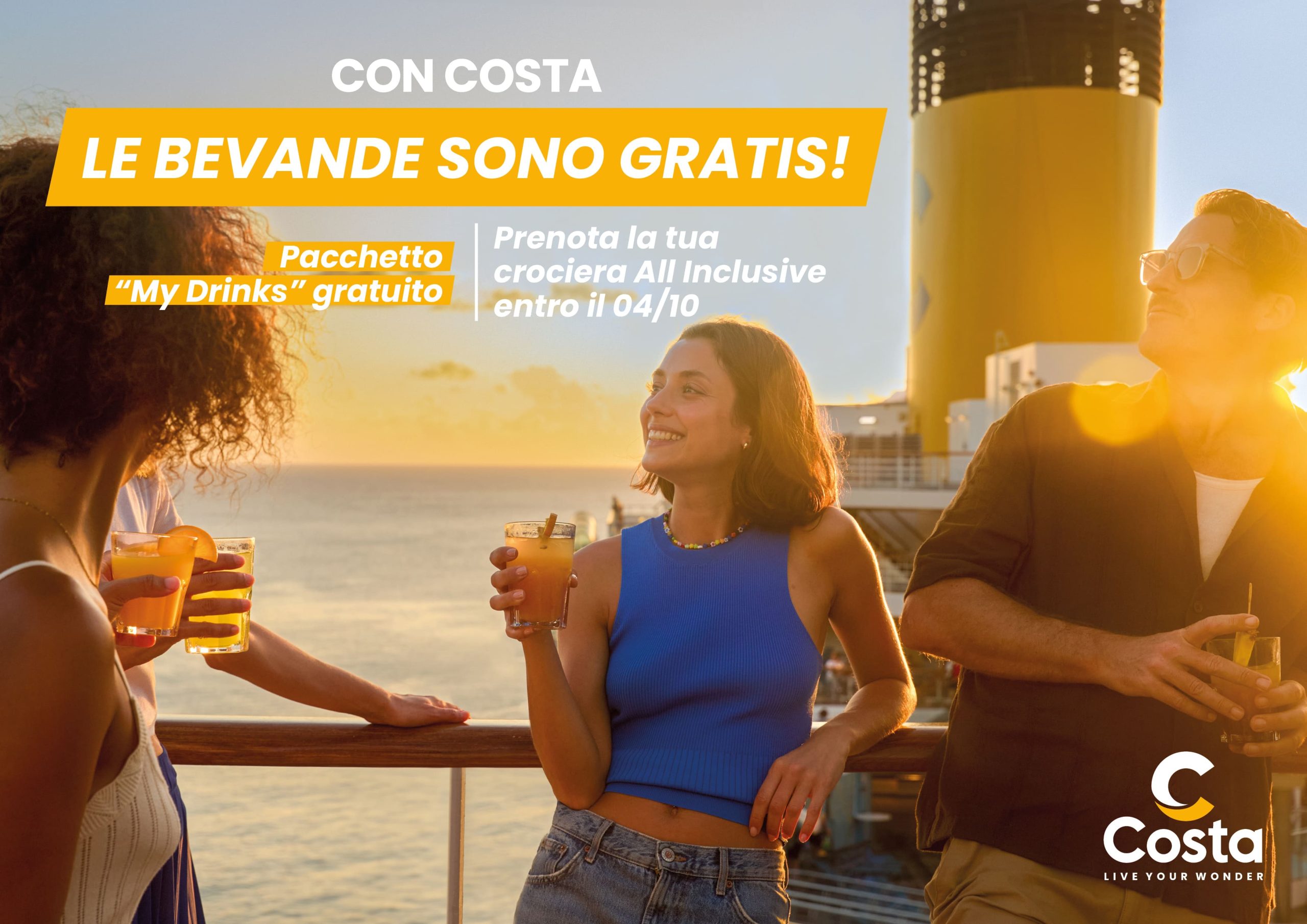 Costa supporta l'early booking con nuove promozioni - Travelnostop
